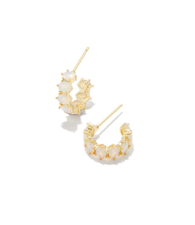 KENDRA SCOTT Cailin Crystal Huggie Earrings