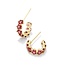 KENDRA SCOTT Cailin Crystal Huggie Earrings