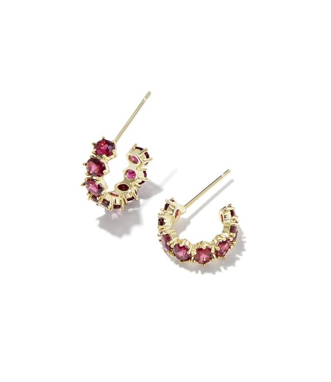 KENDRA SCOTT Cailin Crystal Huggie Earrings