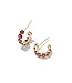 KENDRA SCOTT Cailin Crystal Huggie Earrings
