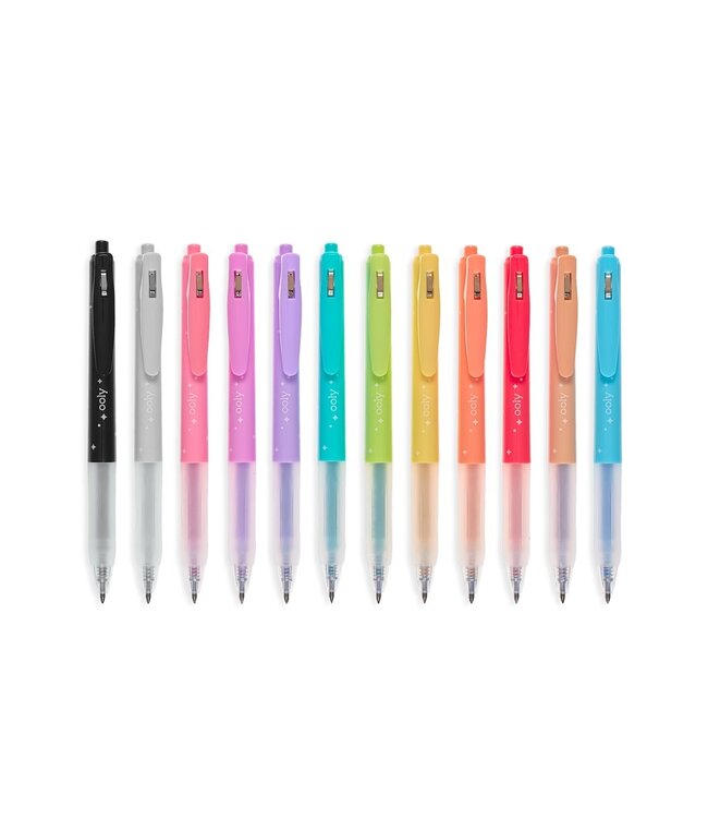 Oh My Glitter! Retractable Glitter Gel Pens - Sold as Set