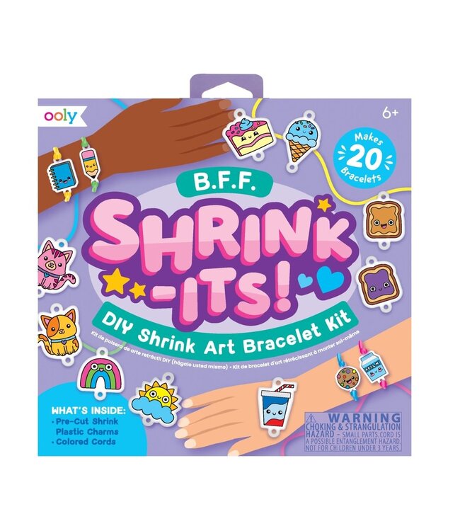 Shrink-Its! D.I.Y. Shrink Art Bracelets Kit - B.F.F.