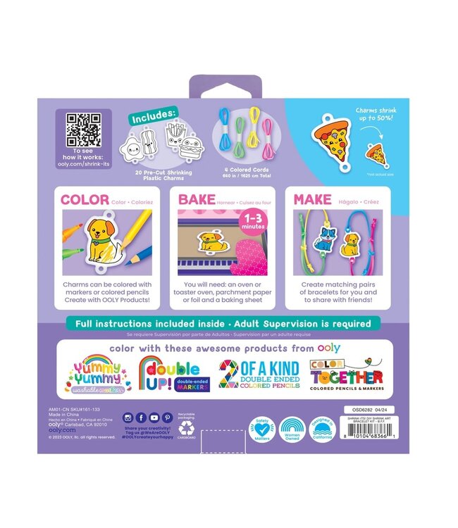Shrink-Its! D.I.Y. Shrink Art Bracelets Kit - B.F.F.
