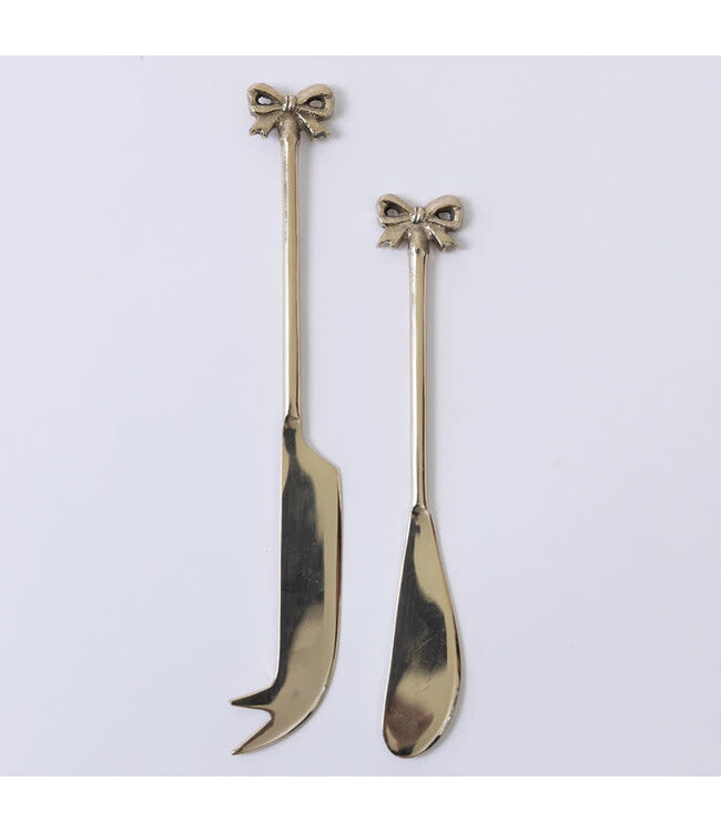 Cheese Knife Bow - Sold as Set