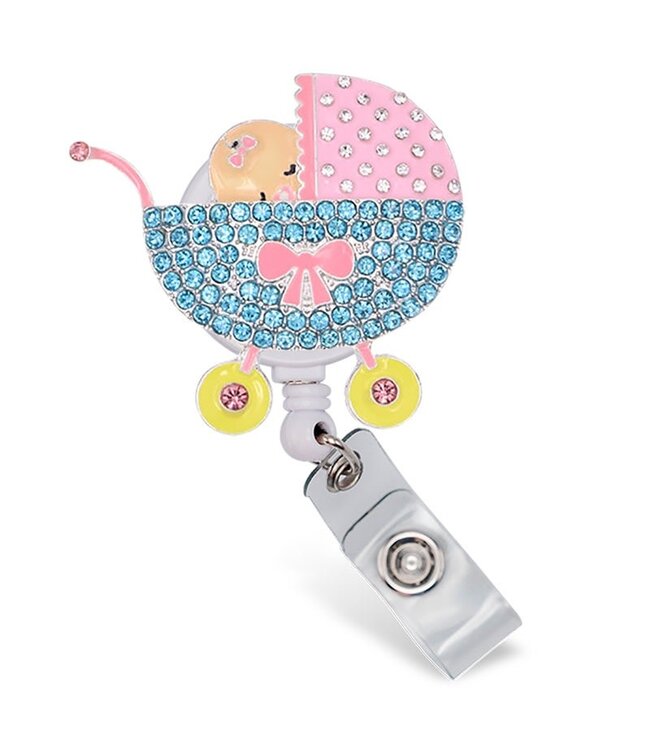 Sparkle and Shine Rhinestone Badge Reel