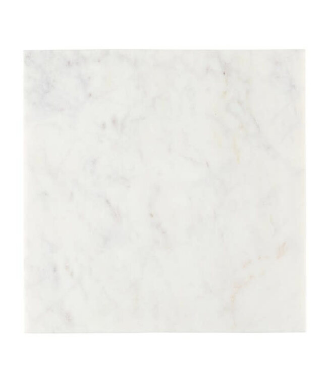 White Marble Footed Tray