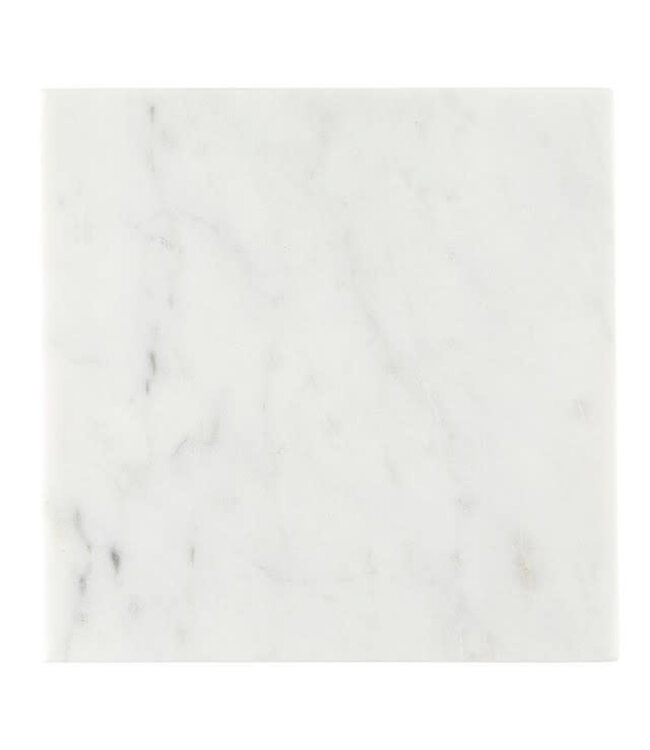 White Marble Footed Tray