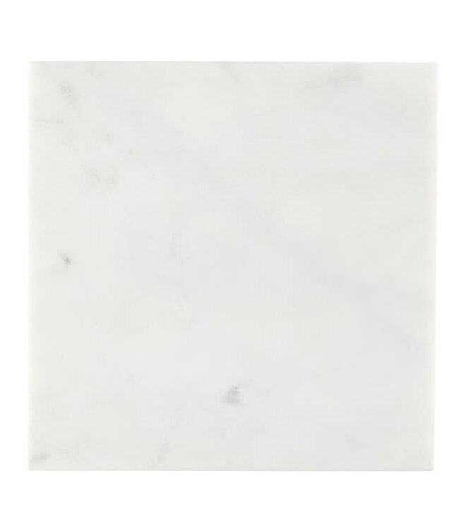 White Marble Footed Tray