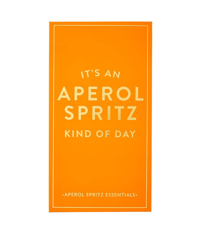 Barware Book Box - It's an Aperol Spritz Kind of Day