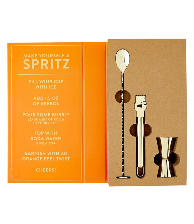 Barware Book Box - It's an Aperol Spritz Kind of Day