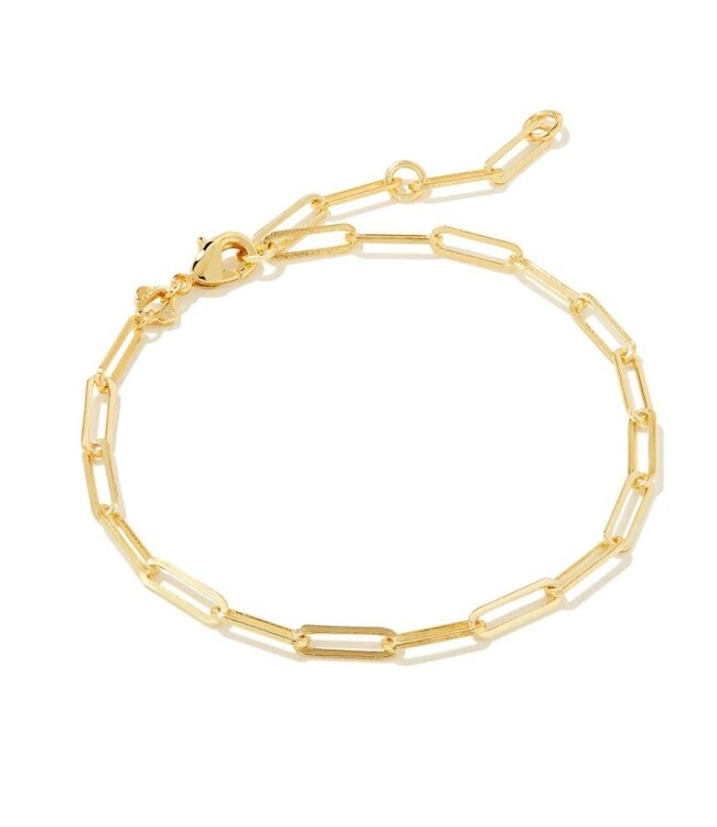 KENDRA SCOTT Courtney Paperclip Bracelet in Gold
