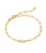 KENDRA SCOTT Courtney Paperclip Bracelet in Gold