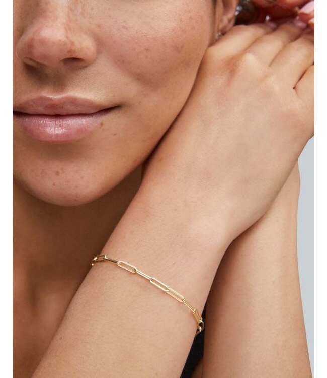 KENDRA SCOTT Courtney Paperclip Bracelet in Gold