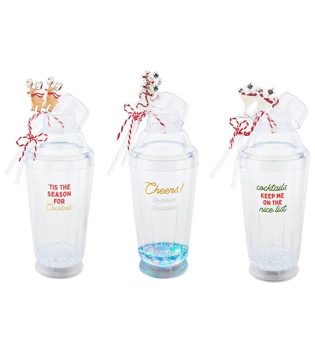 Light-up Cocktail Shaker Sets