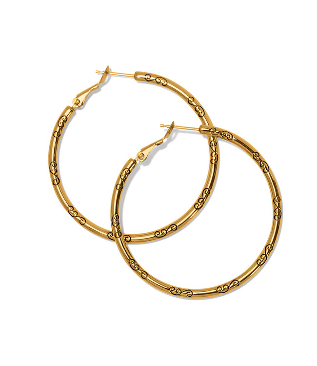 BRIGHTON Large Hoop Charm Earrings