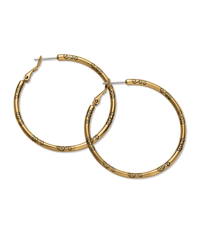 BRIGHTON Large Hoop Charm Earrings