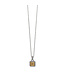 BRIGHTON Mosaic Two Tone Mini Tile Necklace