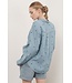 Naomi Oversized Chambray Heart Shirts