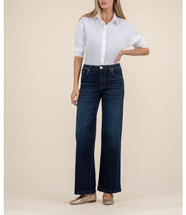 KUT FROM THE KLOTH Chloe Jean High Rise Wide Leg Clean Hem