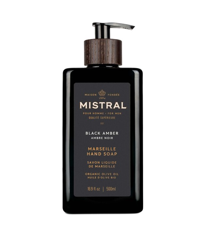 MISTRAL Black Amber Liquid Hand Soap