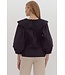 Valerie Solid 3/4 Sleeve V Neck Top