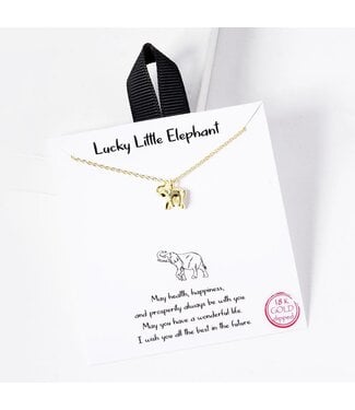 Lucky Little Elephant Necklace