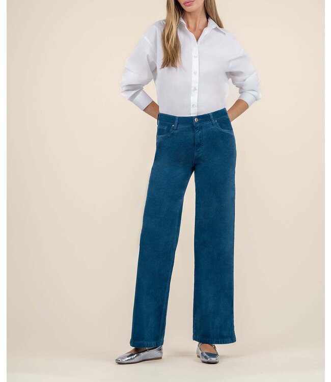 KUT FROM THE KLOTH Chloe Jean High Rise Wide Leg Clean Hem