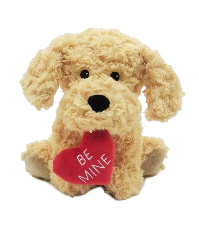 WARMIES Be Mine Golden Dog Warmies