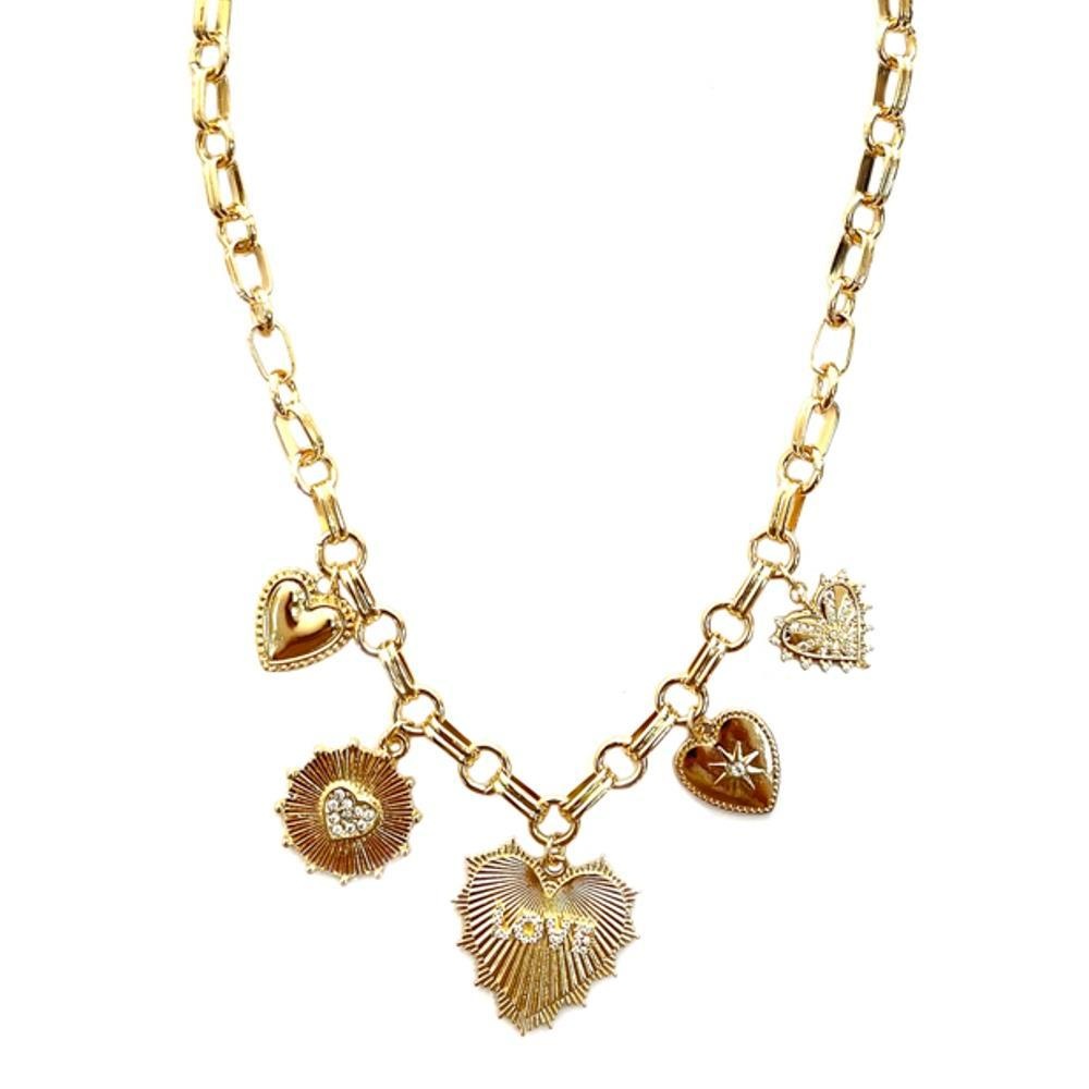 ★BTS 着用★MIKSHIMAI★S2 HEART MULTI CHARM NECKLACE image.jpg