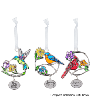 Blooms & Birds Ornament