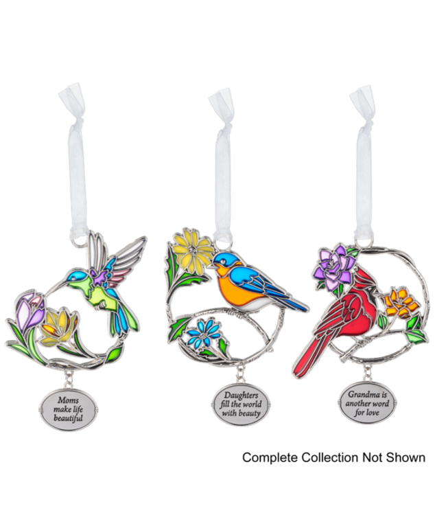 Blooms & Birds Ornament