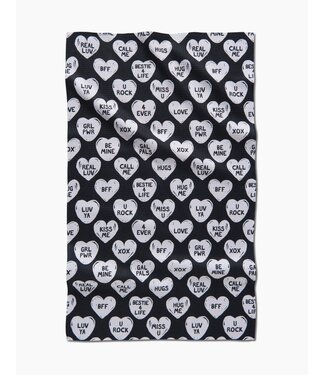 GEOMETRY Everyday Tea Towel Bff Candy Hearts