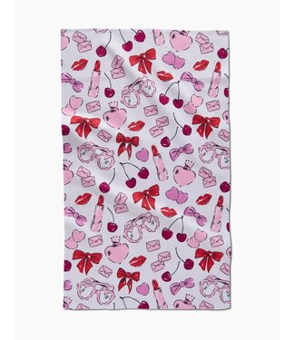 GEOMETRY Lip Smacking Good Tea Towel