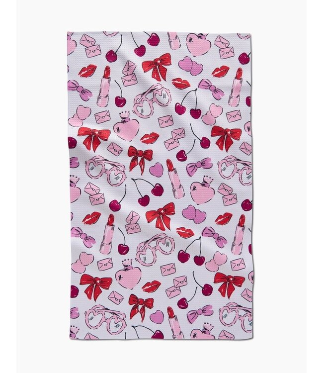 GEOMETRY Lip Smacking Good Tea Towel