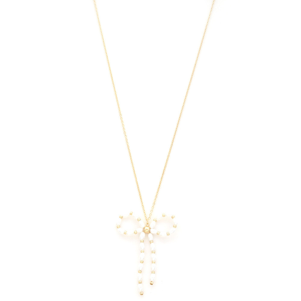 Nuance Bow Pendant Necklace