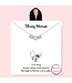 Rhodium Dipped Strong Woman Mom Necklace