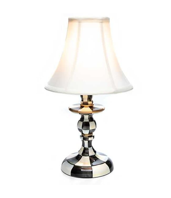 MACKENZIE CHILDS Courtly Check Candlestick Lamp
