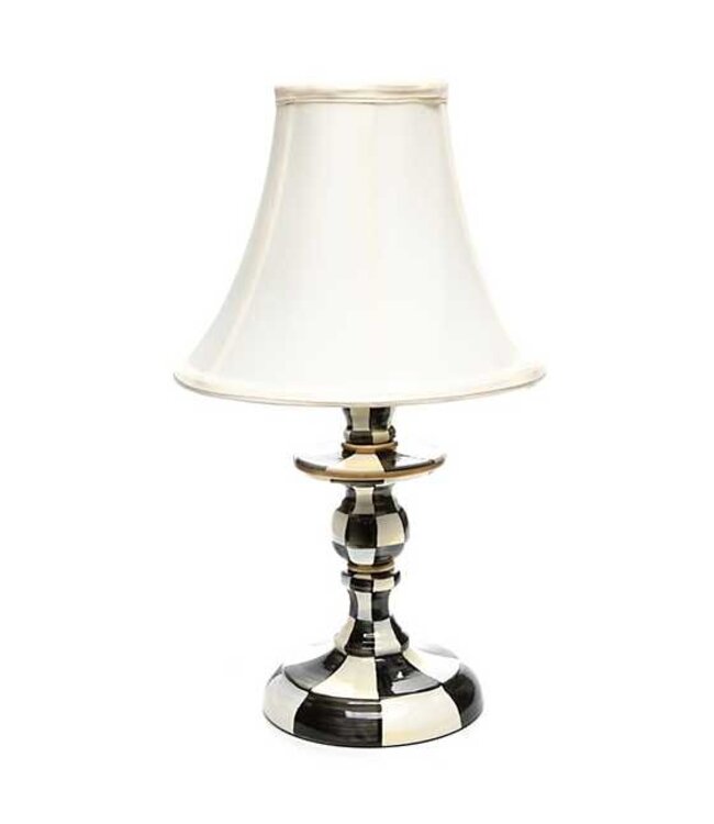 MACKENZIE CHILDS Courtly Check Candlestick Lamp