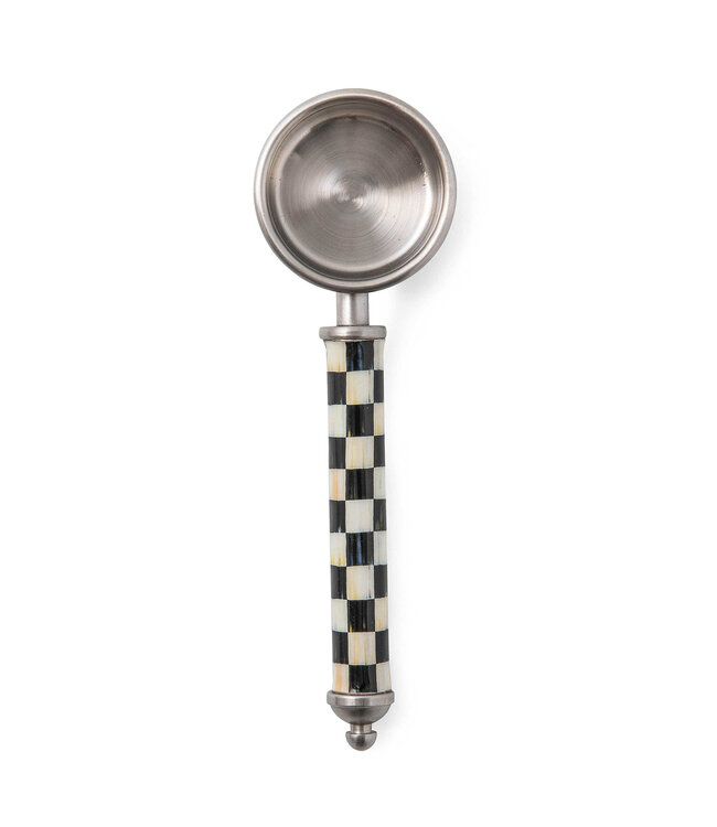 MACKENZIE CHILDS Courtly Check Supper Club Coffee Scoop