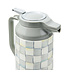 MACKENZIE CHILDS Sterling Check Coffee Carafe