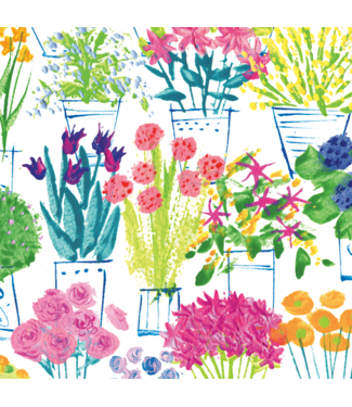 Cocktail Napkin Flower Market