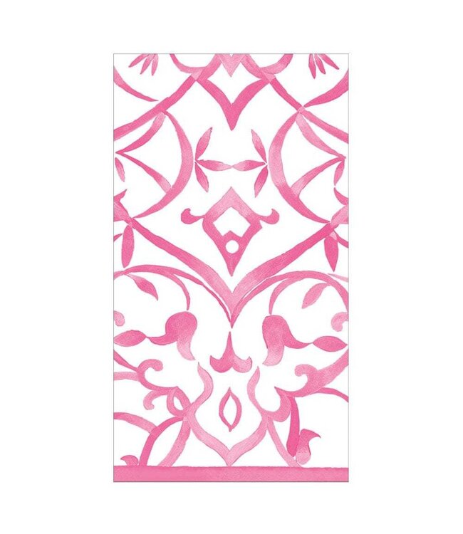 Algarve Fuchsia-Paper Linen - Guest Towels Airlaid