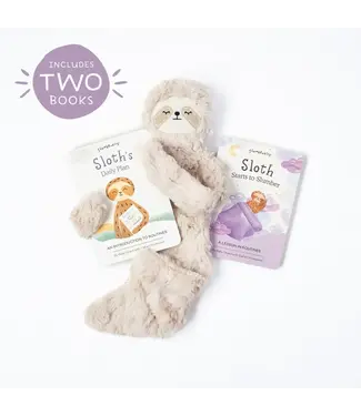SLUMBER KINS Slumberkins Sloth Snuggler with 2 books