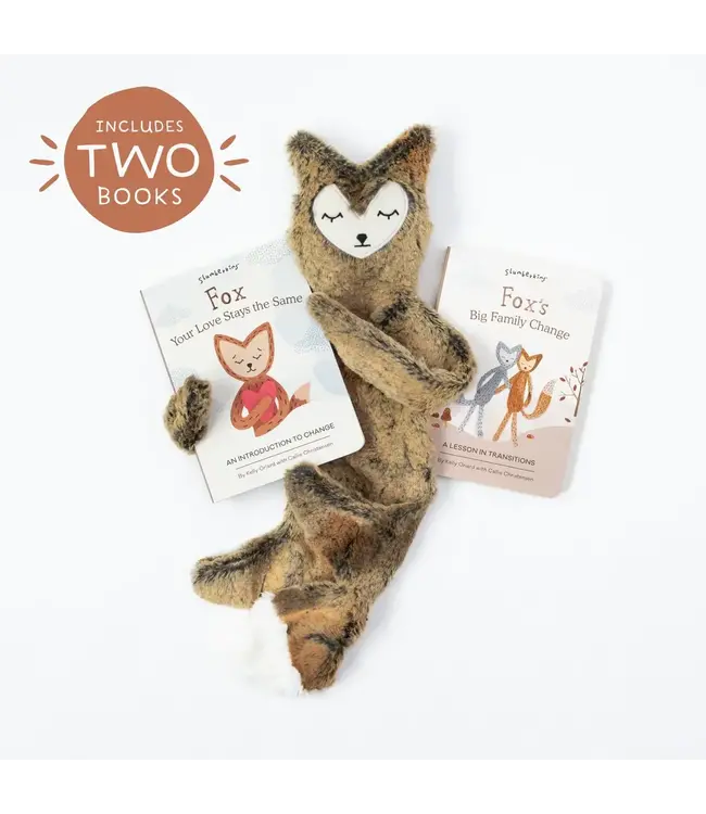 SLUMBER KINS Slumberkins Fox Snuggler with 2 books