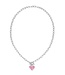 KENDRA SCOTT Ari Heart Enamel Frame Link and Chain Necklace