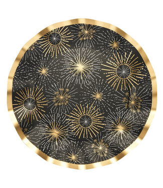 Wavy Celebrate Good Times Dinner Plate