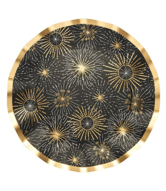 Wavy Celebrate Good Times Dinner Plate