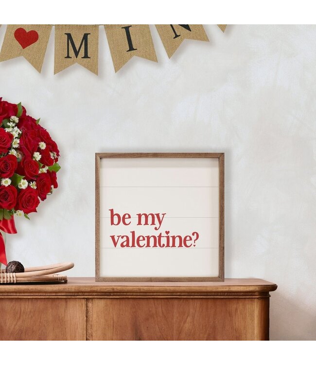 Be My Valentine White