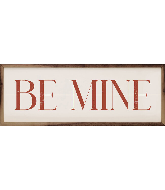 Red Be Mine On White