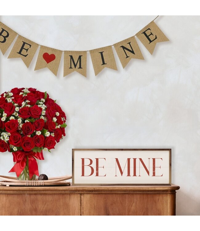 Red Be Mine On White